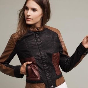 *** SOLD **** .Colorblock Bomber Jacket by Hei Hei